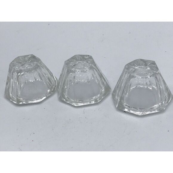 Salt Cellars Dips Clear Glass set‎ of 7 (3 different styles) - Picture 3 of 12